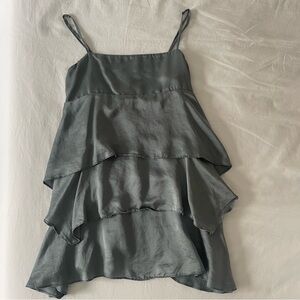 🖤BOGO 50% OFF🖤 Banana Republic Silk Tiered Ruffle Top